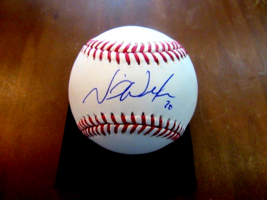 Neil Walker 2014 Ss Marlins Yankees Pirates Signed Auto Oml Baseball Tristar Gem - $69.29