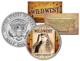 Annie Oakley * Wild West Series * Jfk Kennedy Half Dollar U.S. Coin - £6.69 GBP