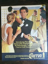 Vintage 1986 Jose Cuervo Tequila Pierce Brosnan Full Page Original Ad - 721 - $6.64