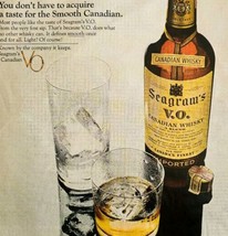 1965 Seagrams Canadian Whiskey Advertisement Look Magazine Distillery HM2Z - $24.99