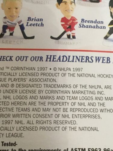 WAYNE GRETZKY - Corinthian NHL Headliners 1997 Action Figure NHLPA Blue Uniform Item image 8
