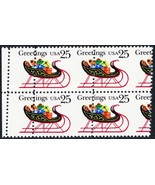 2428, MNH 25¢ Misperforated Freak Error Block -- Stuart Katz - $99.00