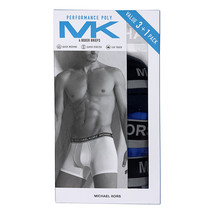 Nwt 4 Pack Michael Kors Msrp $46.99 Touch Mens Navy Black Boxer Briefs Underwear - £25.71 GBP