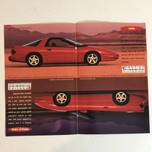 Pontiac Firebird Fold-out Print Ad Advertisement Vintage 1996 pa7 - £6.30 GBP