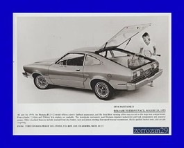 1974 FORD MUSTANG II 2+2 FASTBACK VINTAGE ORIGINAL NON-COLOR PRESS PHOTO... - £8.88 GBP