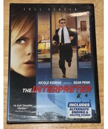 The Interpreter (DVD, 2005, Full Frame) Nicole Kidman Sean Penn New Sealed - €4,23 EUR