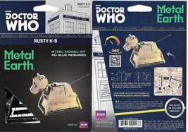 Doctor Who TV Series Rusty K-9 Robot Figure Metal Earth Steel Model Kit SEALED - £7.69 GBP