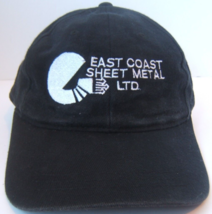 East Coast Sheet Metal Hat Black Strapback Baseball Cap - $13.93