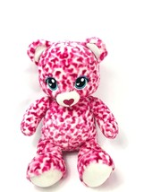 Build A Bear Workshop BAB Pink Leopard Cheetah Bear Stuffed Plush Animal... - $27.42