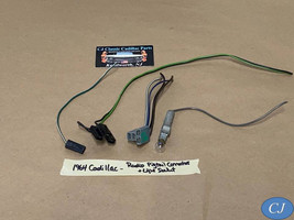 OEM 64 Cadillac DASH RADIO WIRE HARNESS PIGTAIL CONNECTORS &amp; LIGHT SOCKET - $49.49