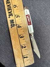 Vintage TUF-NUT Work Western Clothes Advertising Single Blade Pocket Knife 1950s - £22.89 GBP