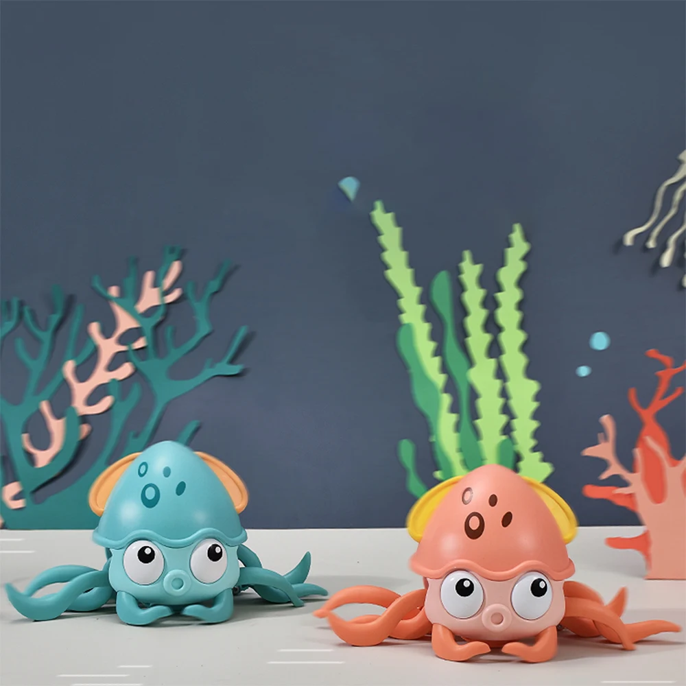 Baby Crawling Toys Crawling Octopus Toys With Music And Lights Motorized Toys - £10.83 GBP+