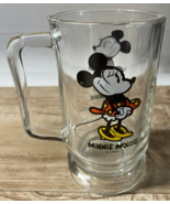 Disney Minnie Mouse Glass Mug: About 6&quot; Tall, Collectible Glassware - €13,62 EUR