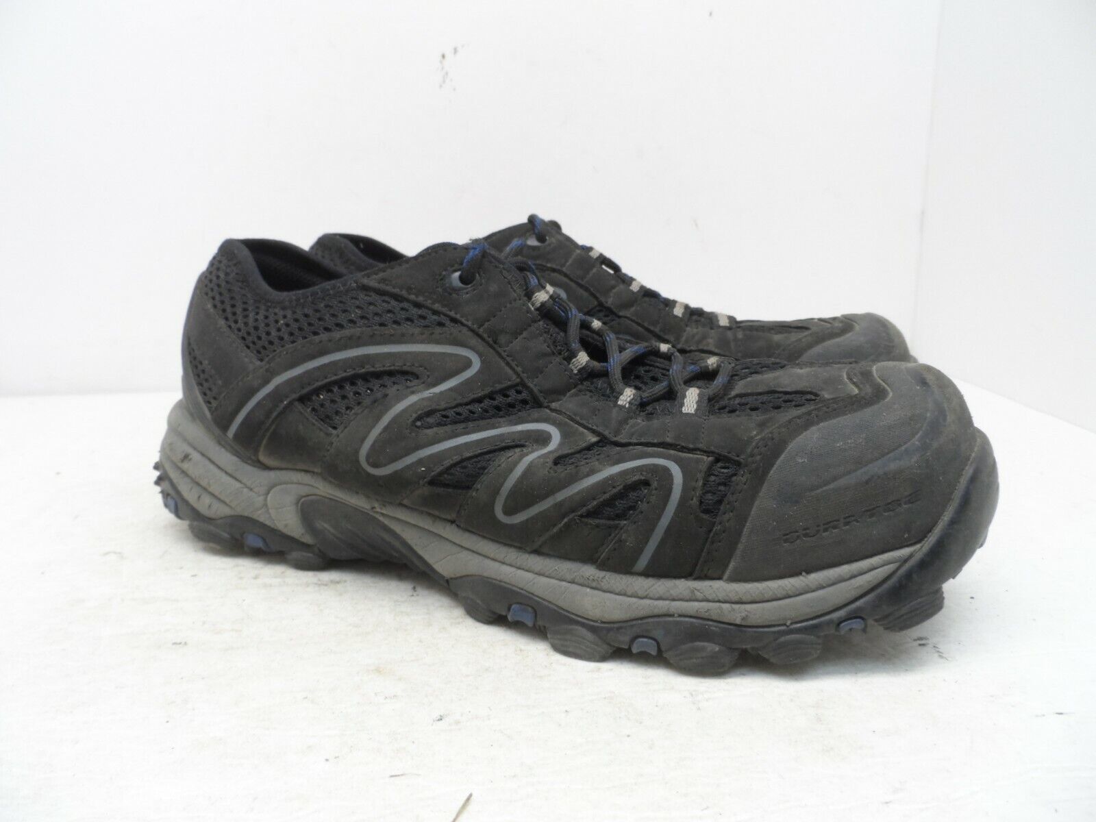 DAKOTA Men&#39;s 2300 Low-Cut Steel Toe Steel Plate Safety Shoes Black/Blue ... - $21.37