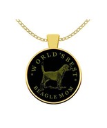Omtheo Beagle Necklace For Women - Dog Lover Pendant - Worlds Best Mom Gift - €22,08 EUR
