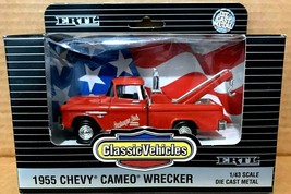 {VINTAGE} Ertl 1955 Chevy Cameo Wrecker (RED) 1:43 Die-Cast - £9.58 GBP