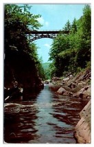 Quechee Gulf Gorge White River Junction Rutland Vermont Postcard - $14.84