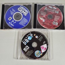 PC Video Game Lot Diamond Drop Included Bonus Aqua Bubble, Hidden Gems, Mahjongg - $12.98