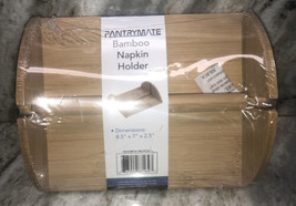 Pantrymate FGM87164 8.5”x7”x2.5”Bamboo Napkin Holder-BRAND NEW-Bed Bath Beyond - £14.93 GBP