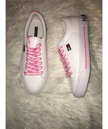 Tommy Hilfiger Flint 2 Sneakers White / Pink Women&#39;s Street Chic Sz 8.5 new - $54.40 CAD