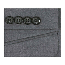 Men Renoir Suit Separate Super 140 Wool Two Button Classic Fit 508-3 Mid Gray image 4
