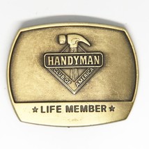 Boucle Ceinture Handyman Club De Amérique Lifetime Member Vintage - $42.06