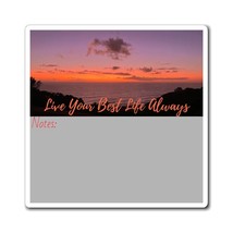 15X15cm Positive thought Fridge magnet with space for own notes  - $15.09