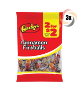 3x Bags Gurley&#39;s Cinnamon Flavor Fireballs Hard Candy | 2.5oz | Fast Shi... - $16.96 CAD