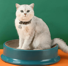 Scratch-Proof Cat Scratcher With Interchangeable Corrugated Paper - £21.45 GBP+