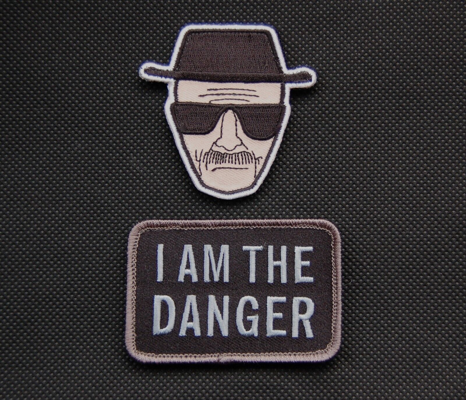 SWAT Heisenberg &amp; I Am The Danger Morale Patch Set Breaking Bad Hook Bac... - $10.18