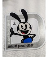 Walt Disney World Annual Passholder Oswald Magnet Lucky Rabbit silver 2023 - £15.01 GBP