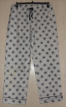 NWT WOMENS GapBody SNOWFLAKES &amp; POLKA DOTS FLANNEL PAJAMA PANT  SIZE M - £19.73 GBP