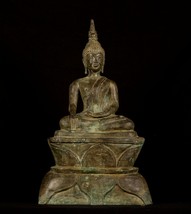 Statue de Bouddha - Large Antique Laos Style Enlightenment 61cm/24 &quot; - $22,860.47 MXN