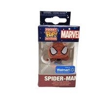 Funko Pop Pocket Keychain Marvel Spider-Man Walmart Exclusive Vinyl Bobblehead - £10.15 GBP