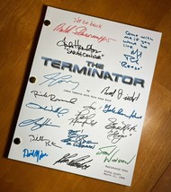 The Terminator Script Signed- Autograph Reprints- 111 pgs- Arnold Schwarzenegger - £19.98 GBP