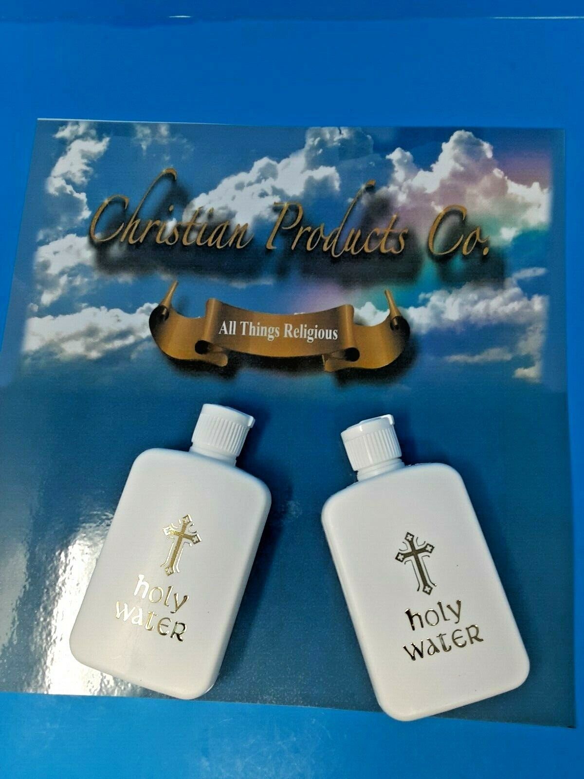 Primary image for Religious Empty Christian Holy Water Bottles 3 for 1