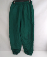 Vintage Bold Spirit Women&#39;s Dark Green 100% Nylon Pants Size Medium - $15.79