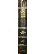 The NIV Study Bible ~ Black Bonded Leather Original NIV Text - $1,095.37 MXN