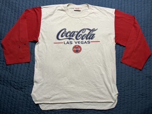 Primary image for Vintage Coke Coca Cola Las Vegas T Shirt X Large Single Stitch Made in USA