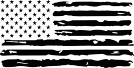 Distressed Flag USA Vinyl Decal  Logo Car Window Sticker phone wall windshield - £1.93 GBP+