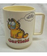 VINTAGE 1978 Deka GARFIELD Cat 3&quot; PLASTIC Collector&#39;s KIDS Mug CUP 1980&#39;s - $308.76 MXN