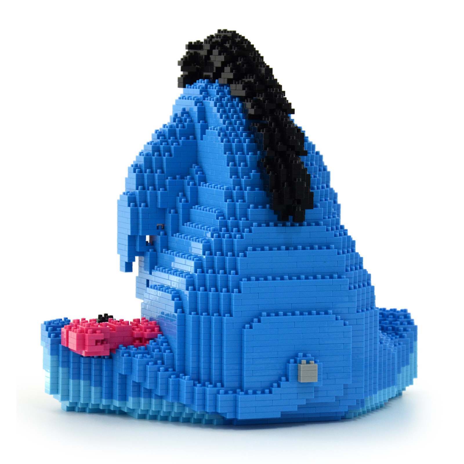 Eeyore (Winnie the Pooh) Brick Sculpture (JEKCA Lego Brick) DIY Kit Item image 2