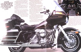 1986 Harley Davidson Tour Glide Classic FLTC Brochure, Original 86 Motor... - $14.84