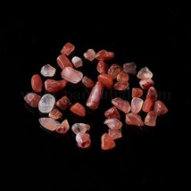 Natural Red Agate Chip Beads No Hole Undrilled Dyed  Heated  50GM   B7K - £2.67 GBP