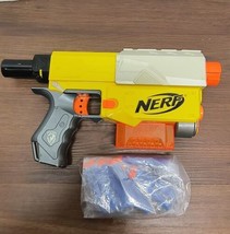 Nerf N-Strike Yellow Recon CS-6 Dart Blaster Toy Gun +Mag &amp; Darts - £16.05 GBP