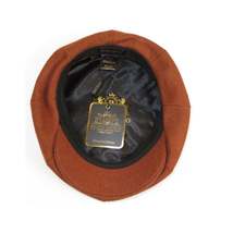 Mens Fashion Classic Flannel Wool Apple Cap Hat by Bruno Capelo ME908 Brandy image 6