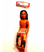 Vintage Fibre Craft 15&quot; Native American Indian Chief Doll Beading Kit In... - $363.73 MXN