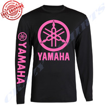 Pink Yamaha Racing Black Long Sleeve Tee Yzf R1 R6 Yfz Banshee - £14.58 GBP