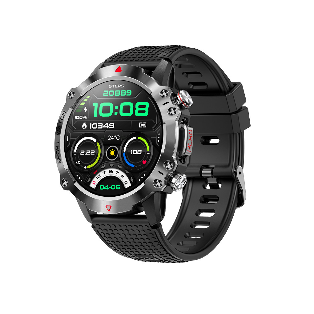 Smart Watch KR10 BT Call Men Sport Fitness Tracker Wrist