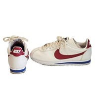 Nike Sneakers Womens Sz 9 Classic Cortez Forrest Gump OG 2016 Shoes White Red - £40.20 GBP